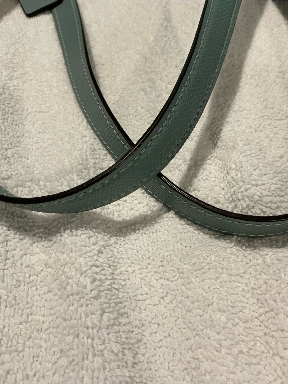 Coach Teal Green Leather Gallery Tote - Picture 10 of 14